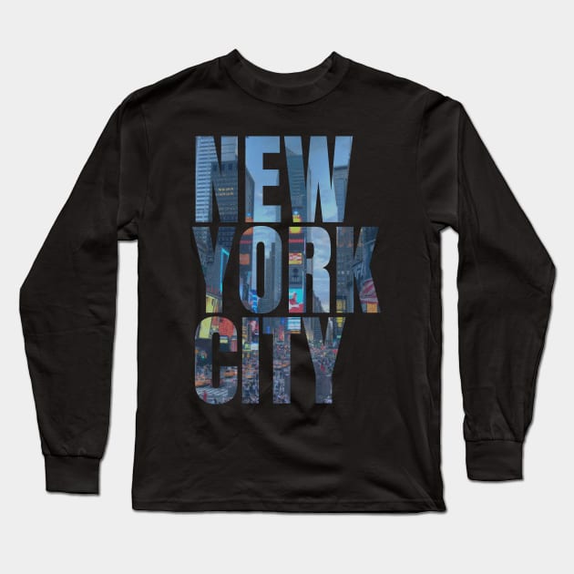 New York City Long Sleeve T-Shirt by LR_Collections